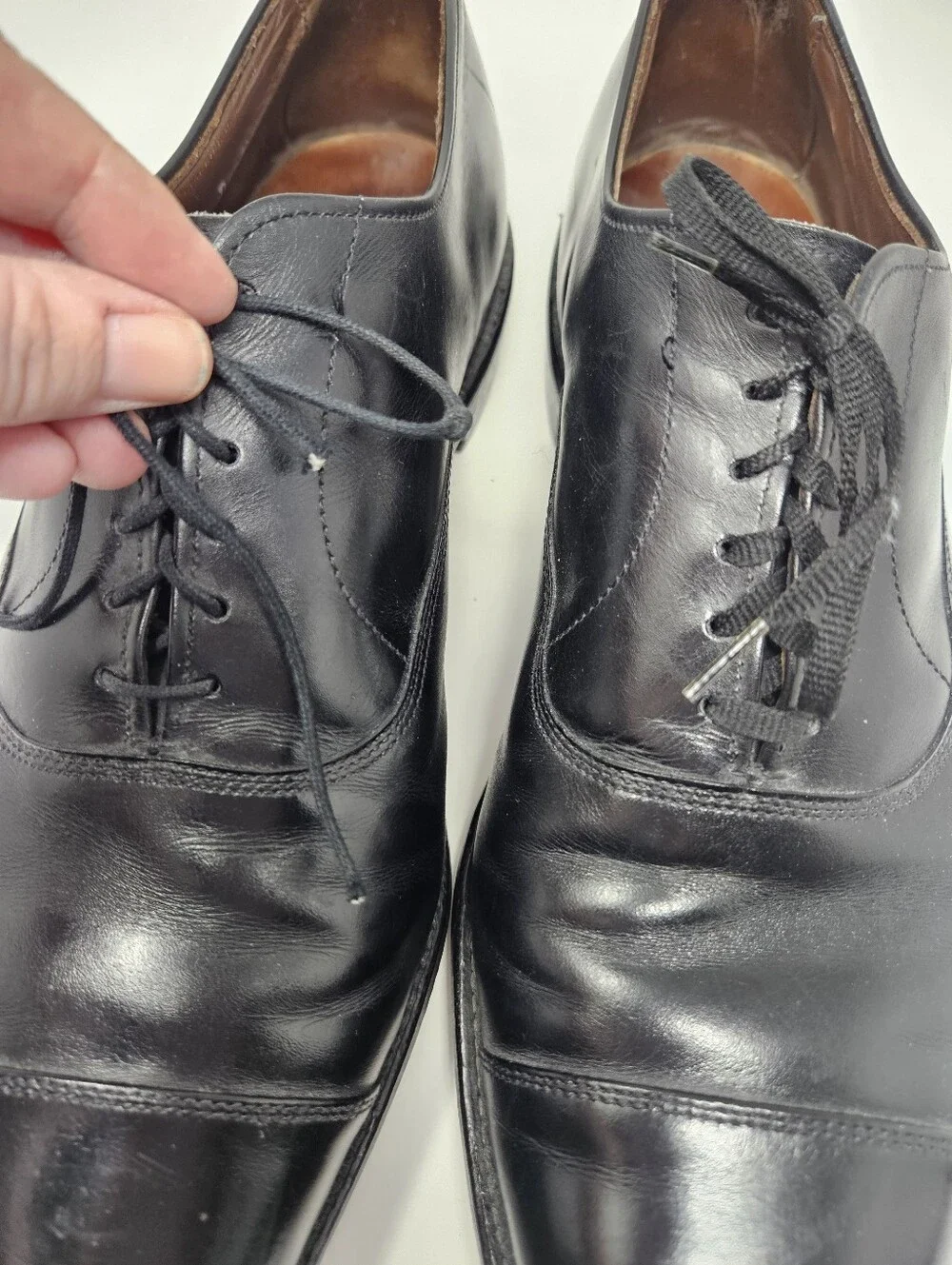 Allen Edmonds Park Avenue Cap Toe Leather Lace Up Oxfords Dress Shoes Men's 10.5
